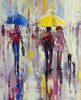 'Vibrant City' Oil Painting