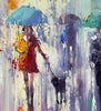 'Vibrant City' Oil Painting