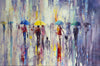 'Vibrant City' Oil Painting