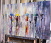 'Vibrant City' Oil Painting