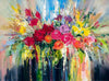 'Full Of Flowers'Hand Embellished Canvas Print - Limited Edition