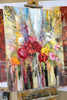 'Summer Garden' Hand Embellished Limited Edition Print on Canvas