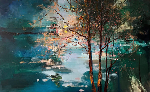 'Return to the Lake’Paper or Canvas Giclee Print - Limited Editio