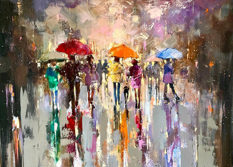 Lover’s Tale’ Oil,Acrylic