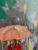 ‘Friday Shoppers’ Oil Painting