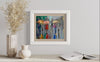‘Friday Shoppers’ Oil Painting