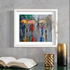 ‘Friday Shoppers’ Oil Painting