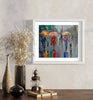 ‘Friday Shoppers’ Oil Painting