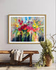 'Full Of Flowers'Hand Embellished Canvas Print - Limited Edition