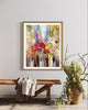 'Summer Garden' Hand Embellished Limited Edition Print on Canvas