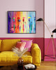 ‘Rain Of Colour’ Acrylic Painting