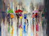 'Autumn Rains'Hand Embellished Limited Edition Print on Canvas