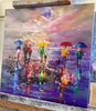 ‘ Friend Day Walks’ Oil Painting