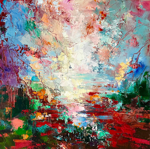 ‘Rainbow Dance’ Oil Painting