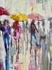 'Winter In the City' Hand Embellished Limited Edition Print on Canvas