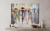 'Winter In the City' Hand Embellished Limited Edition Print on Canvas