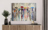 'Winter In the City' Hand Embellished Limited Edition Print on Canvas