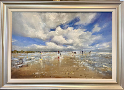 'Sunday Morning' Mixed Media Original Painting