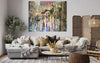 'The City Rains' Hand Embellished Limited Edition Print on Canvas