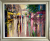 'Carnaby Street' Original Oil Painting Framed