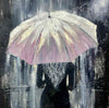 ‘Lady in Black’ Mixed Media Painting