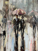 Lights In London Mixed Media Painting