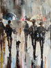 Lights In London Mixed Media Painting