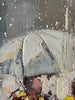 'Winter City II ' Mixed Media Painting