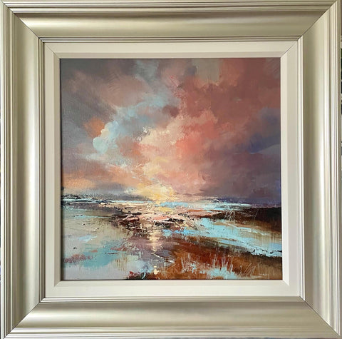 ‘Moody Sky’ Framed Oil Painting