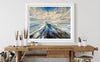 ‘Blue Haze’ Hand Embellished Canvas Print - Limited Edition