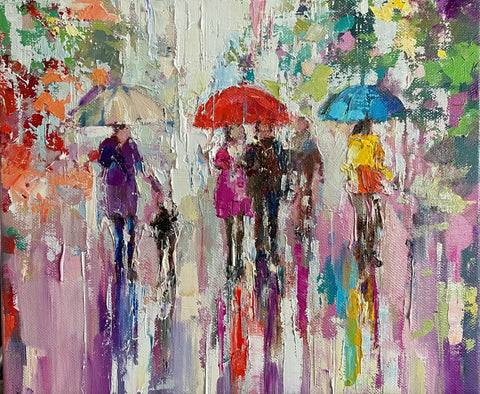 ‘Stroll II’ Oil Painting