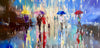 'Walk in the Rain III’ Oil Painting