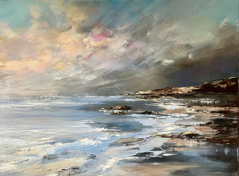 ‘Storms Stories’ Hand Embellished Canvas Print - Limited Edition