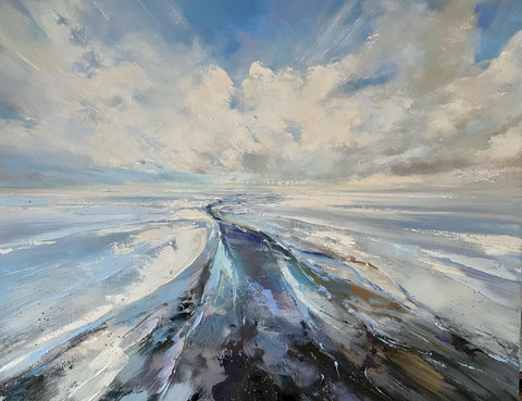 ‘Blue Haze’ Original Oil Painting