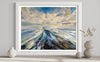 ‘Blue Haze’ Hand Embellished Canvas Print - Limited Edition
