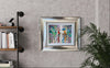 'City Park Walks' Framed Oil Painting