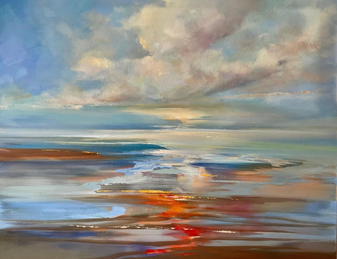 ‘Two Suns’ Oil Painting