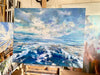 ‘Sea Of Hope’Hand Embellished Canvas Print - Limited Edition