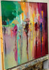 'STROLL THROUGH RAINBOW'  Hand Embellished Limited Edition Print on Canvas
