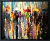'A Rainy Day Walk', 2015 Limited Edition Print in a dark frame