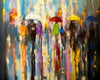 'A Rainy Day Walk', 2015 Limited Edition Print Ready To Hang