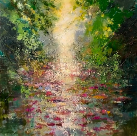 'Purple Lilies', 2015 Contemporary Limited Edition Print