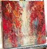 'Hope' Oil Painting Ready To Hang - Eva Czarniecka Umbrella Oil paintings Rain London Streets Pallets Knife Limited Edition Prints Impressionism Art Contemporary