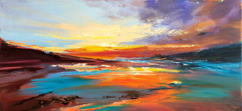 'Dusk' Oil Painting on Canvas Ready to Hang