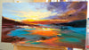 'Dusk' Oil Painting on Canvas Ready to Hang