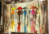'City Escape' Oil Painting on Canvas - Eva Czarniecka Umbrella Oil paintings Rain London Streets Pallets Knife Limited Edition Prints Impressionism Art Contemporary