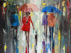 'City Life-London' Oil Painting on Canvas