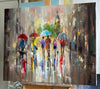 'City Walk-London' Oil Painting on Canvas