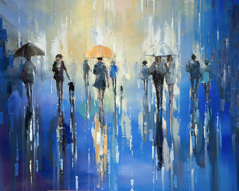 'Midsummer Night'  Embellished Canvas Print - Limited Edition