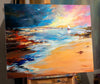 'Coastal View' Original Oil Painting on Canvas